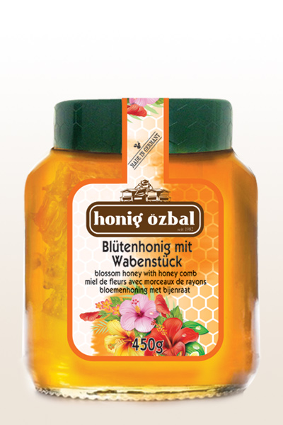Blossom Honey with Comb 450g
